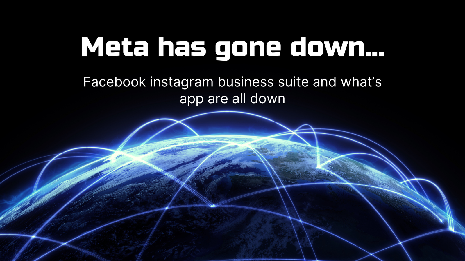 META – social media outage – Updates